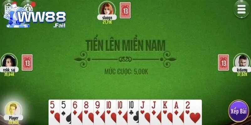 Sơ lược trò chơi Tiến Lên Miền Nam online