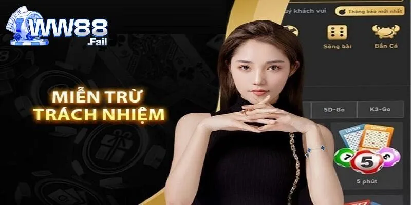 Một số quy định miễn trừ trách nhiệm cụ thể từ phía đơn vị