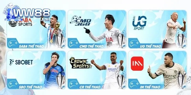 Nhiều sảnh cược chất lượng tại nhà cái